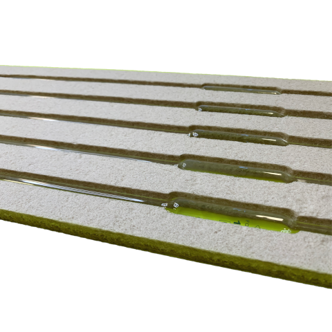 set of pipettes enclosed in bio-based cushioning